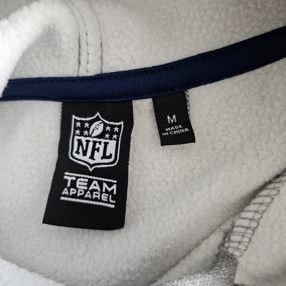 NE Patriots Grey Pullover Hoodie NWOT - Picture 8 of 11